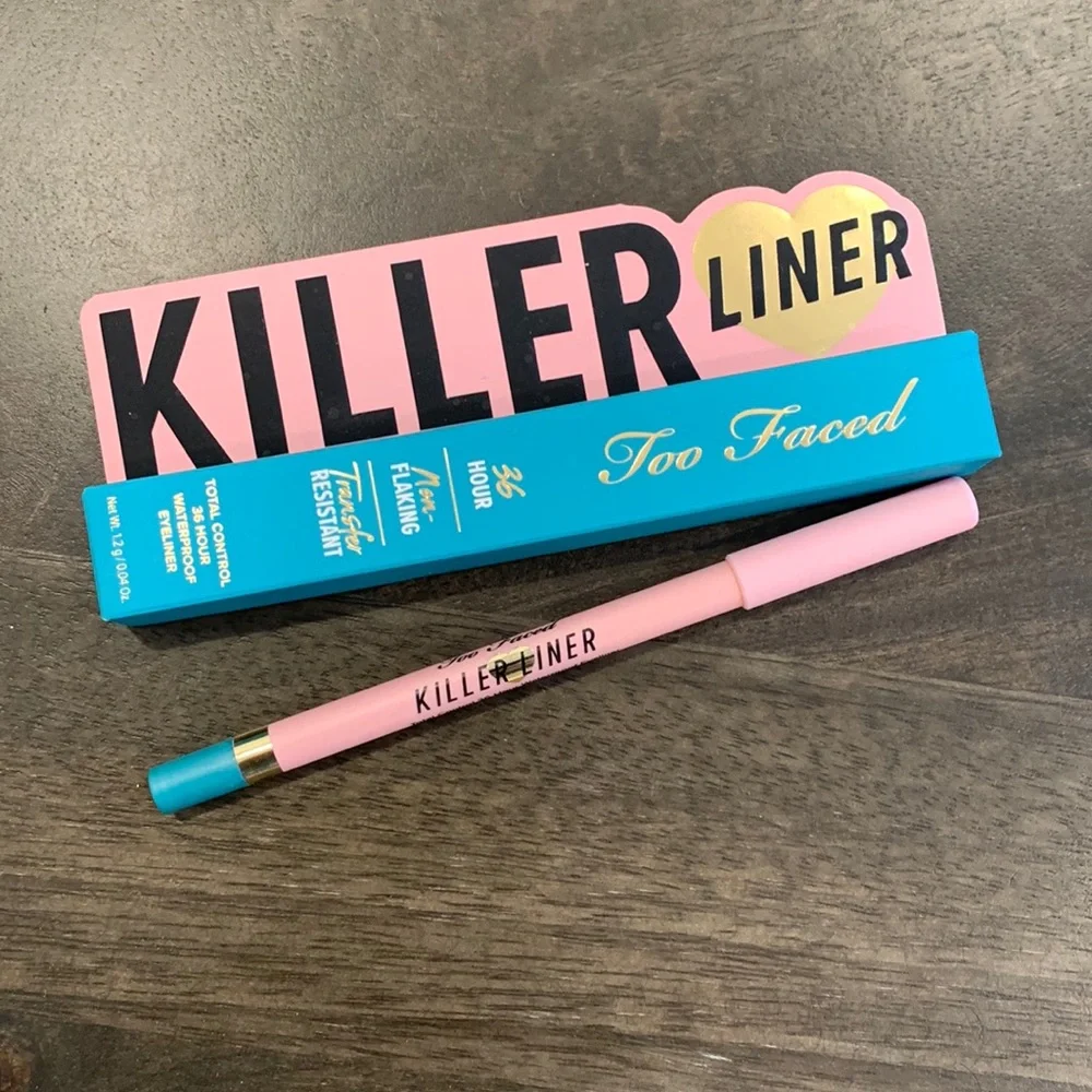 NWB Too Faced Killer Liner Color Killer Turquoise